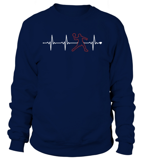 Dodgeball Heartbeat Game Prisonball Team Player Sweatshirt Unisex