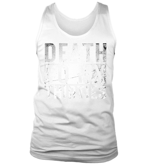 Death to my Thirties Birthday 30s Halloween Skelet Tank Top Unisex