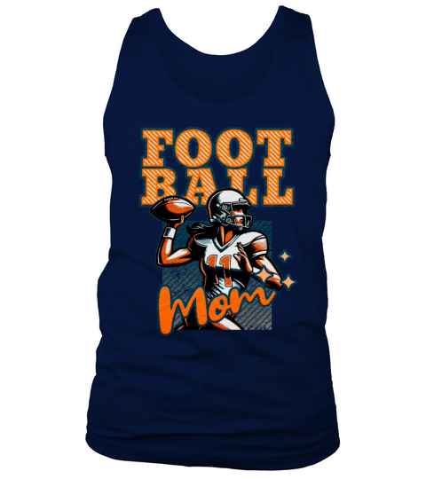 Vintage Football Mom Retro Style Tank Top Unisex