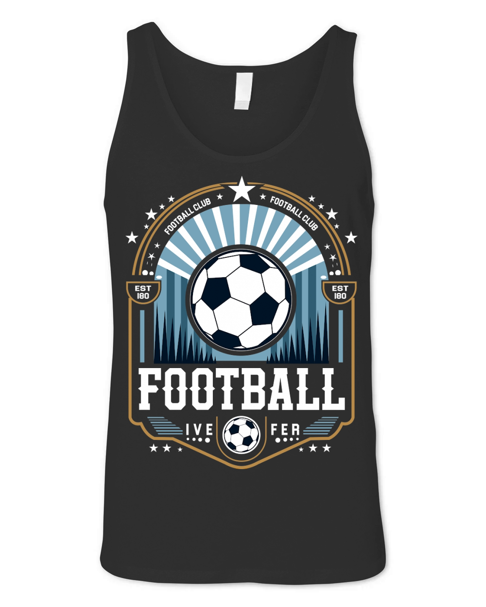 Football (3) Unisex Jersey Tank