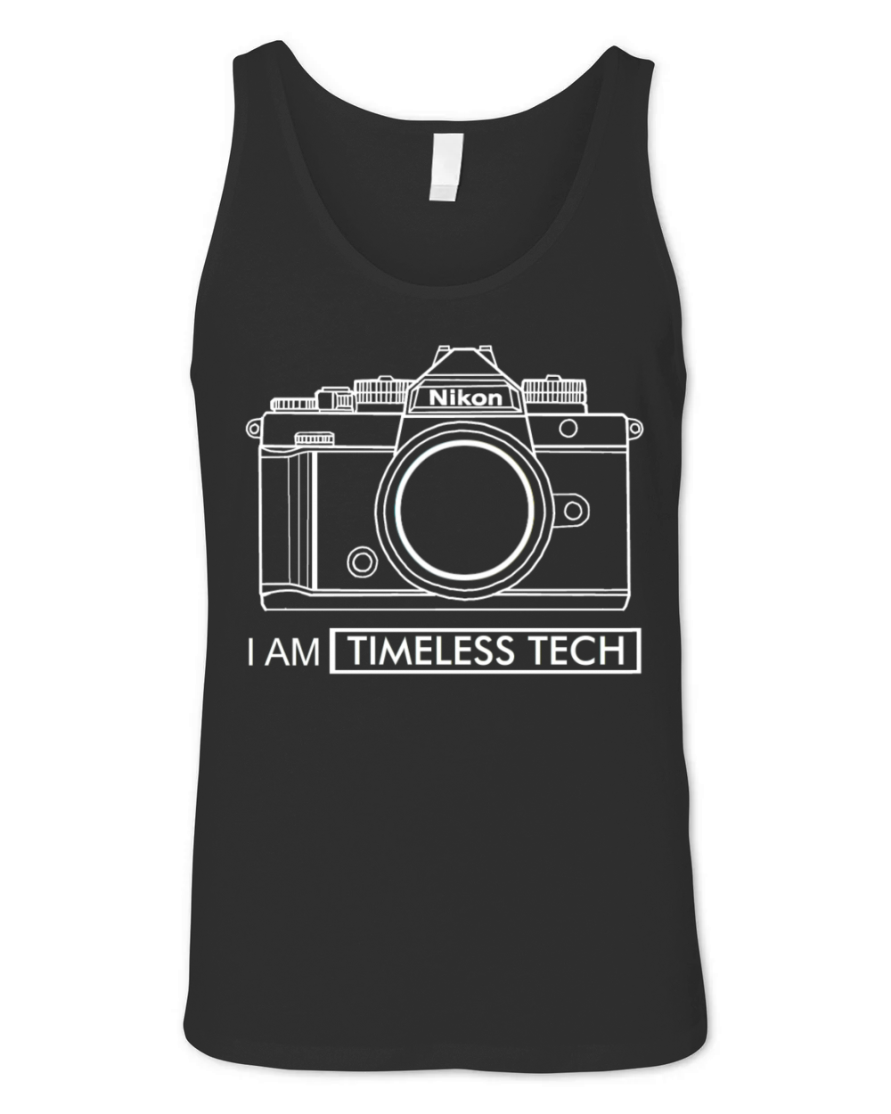 I am timeless tech Unisex Jersey Tank
