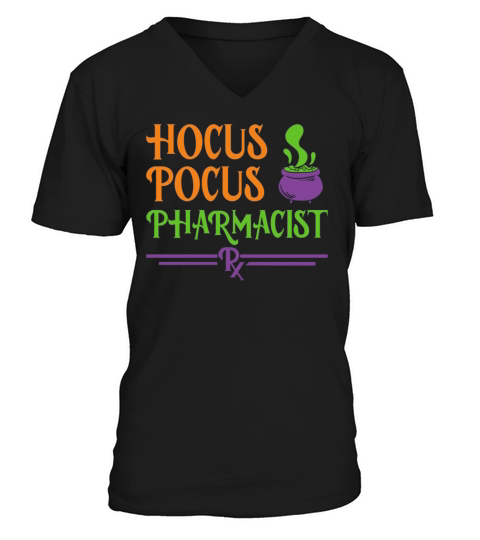 Halloween Pharmacist V-Neck T-shirt