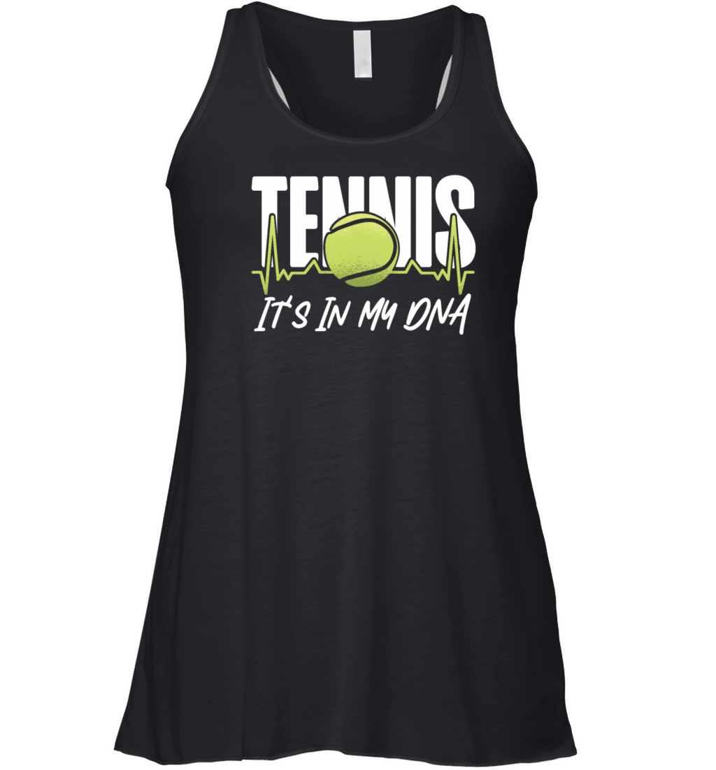 Funny Tennis Player Racket Tennis Women's Flowy Tank Top