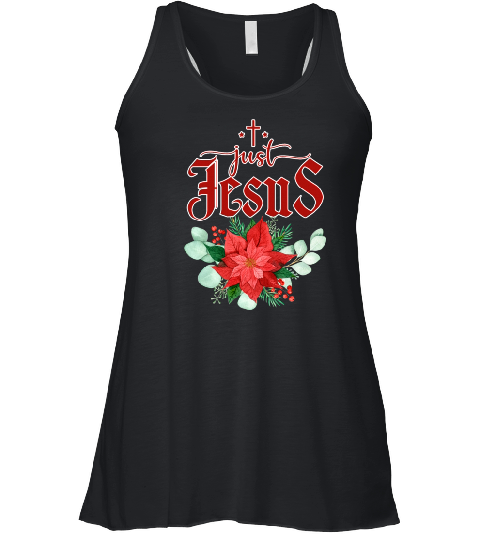 Just Jesus Love Jesus ChristianFaith Christmas Women's Flowy Tank Top