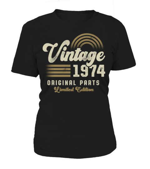 Vintage 1974 Birthday Retro Women's T-Shirt