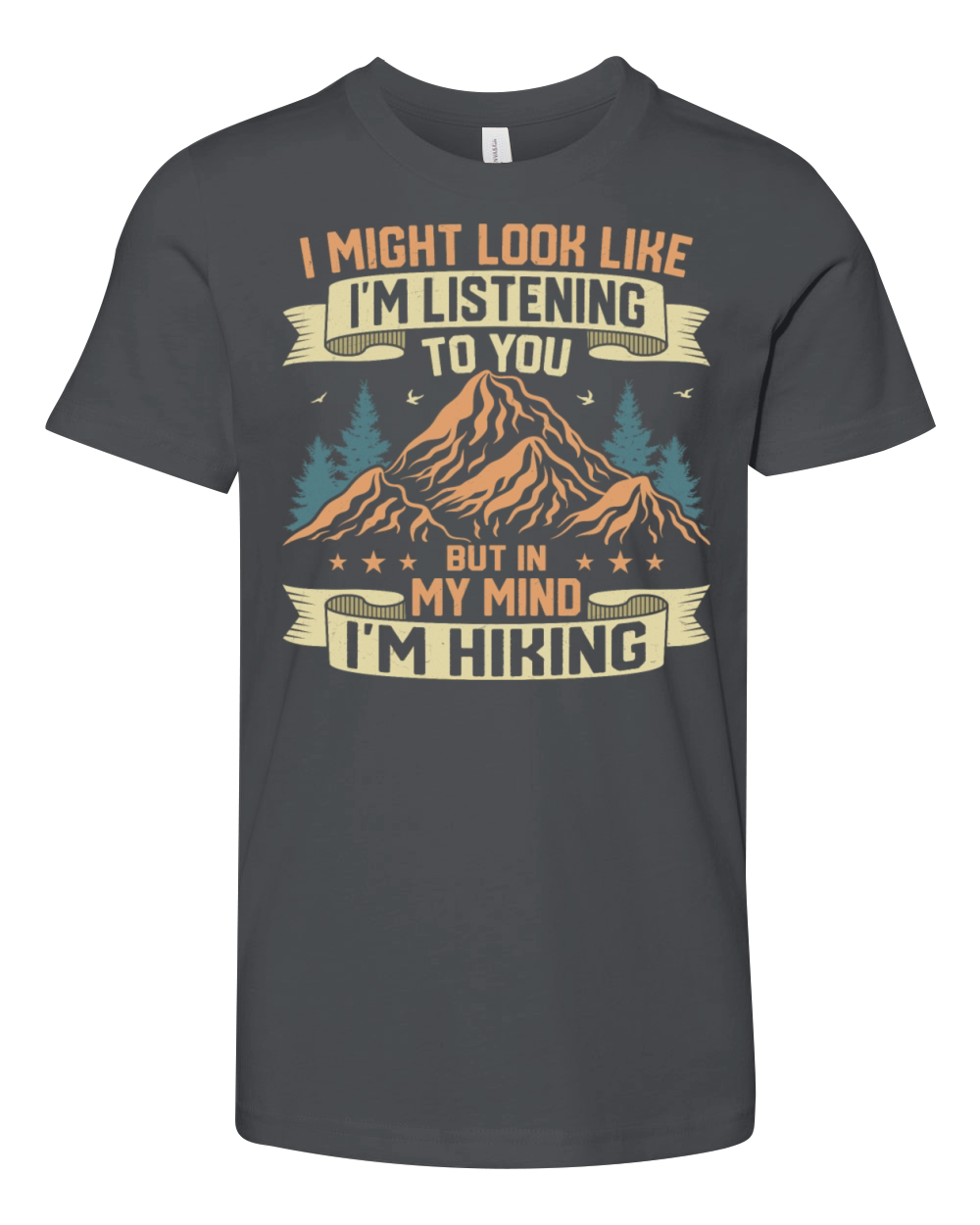But In My Mind Im Hiking Hiking Hiker Youth Unisex Jersey Tee