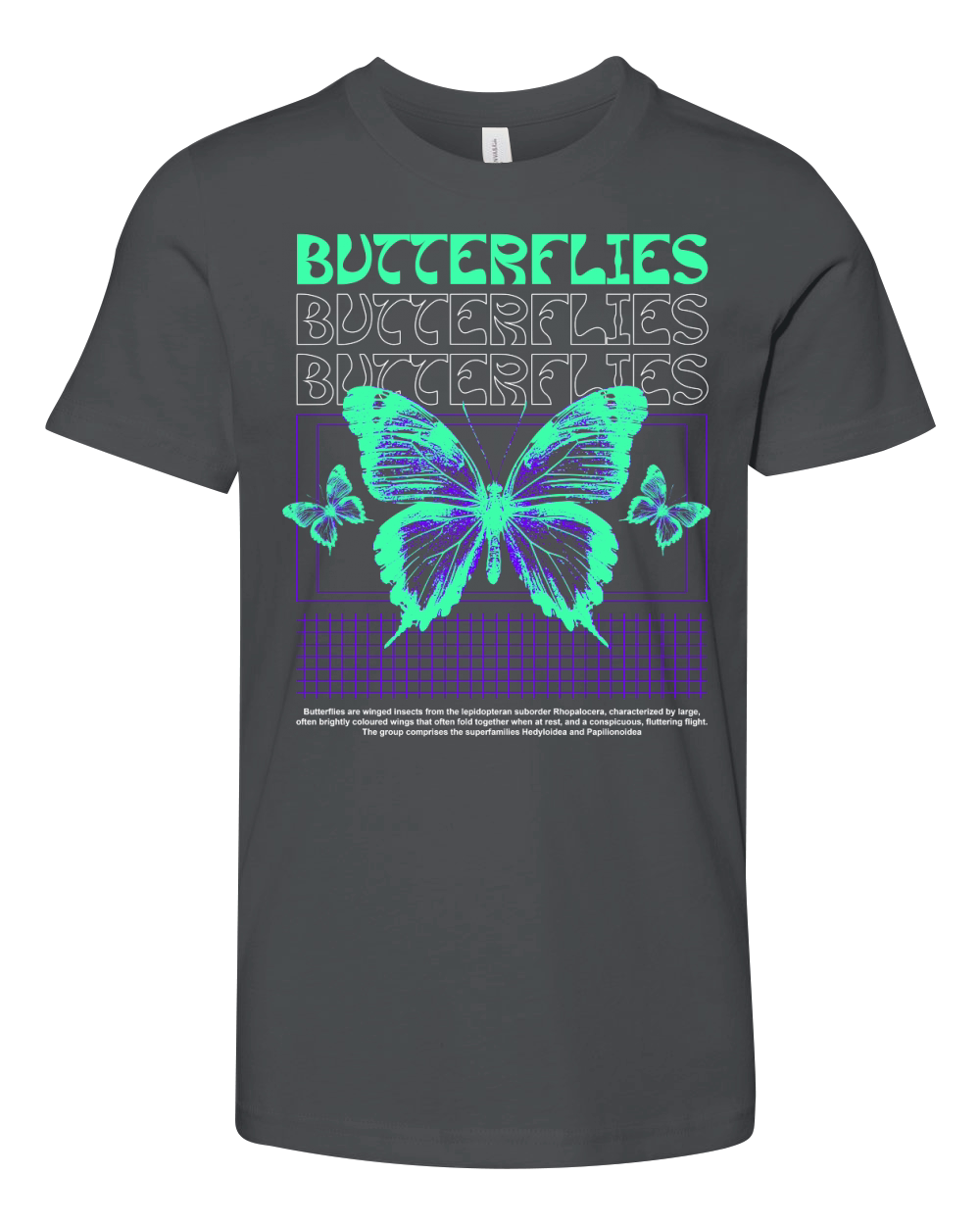 Butterflies Youth Unisex Jersey Tee