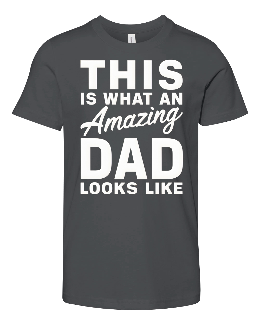 This is what an amazing dad looks like Youth Unisex Jersey Tee