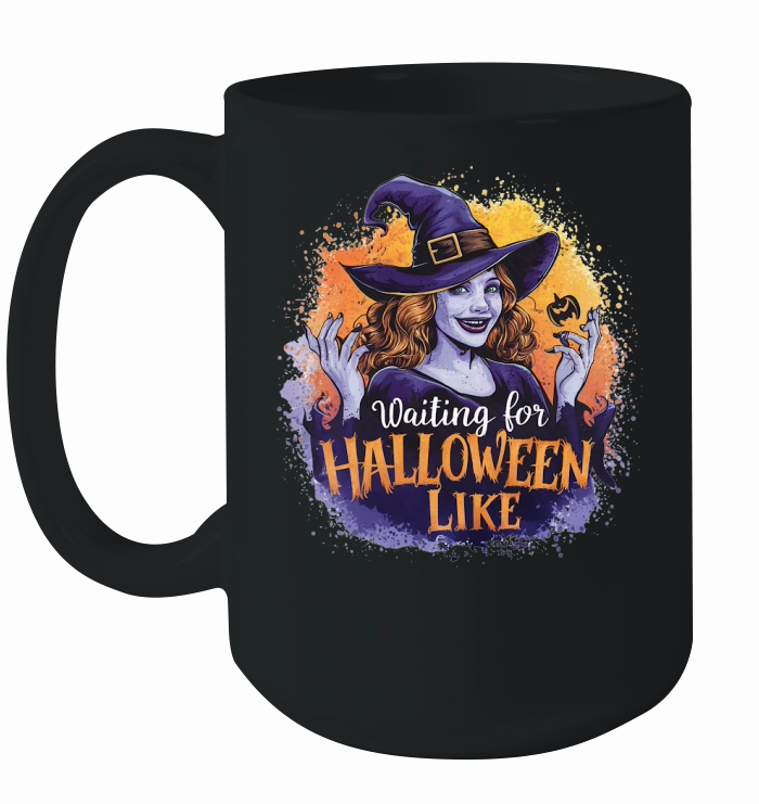 Waiting for Halloween Like Ceramic Mug