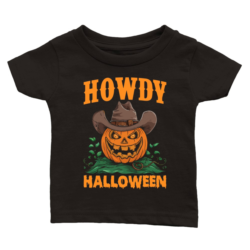 howdy halloween (2) Classic Baby Crewneck T-shirt