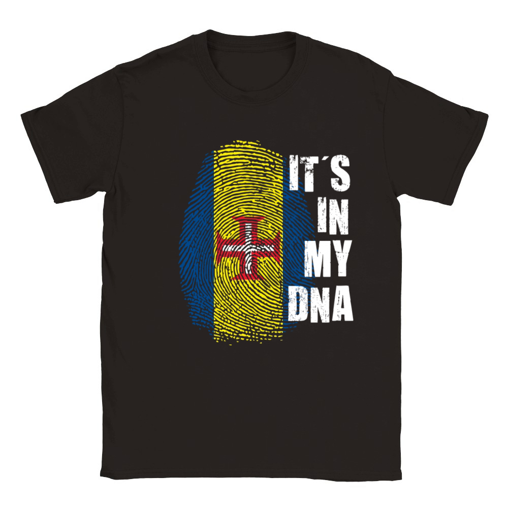 Its my DNA Madeira Flag Portugal Portuguese Roots Classic Kids Crewneck T-shirt