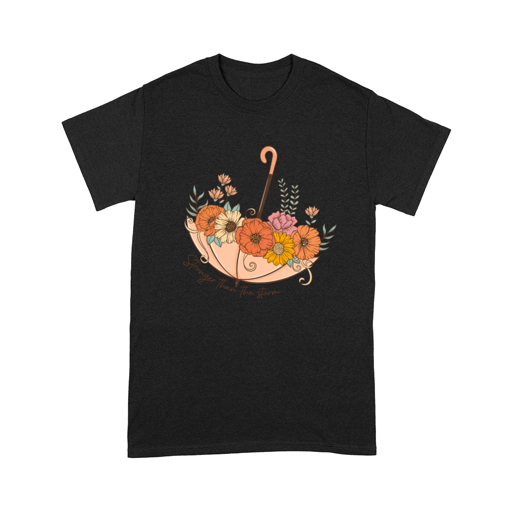 Umbrella Flowers Comfort T-shirt