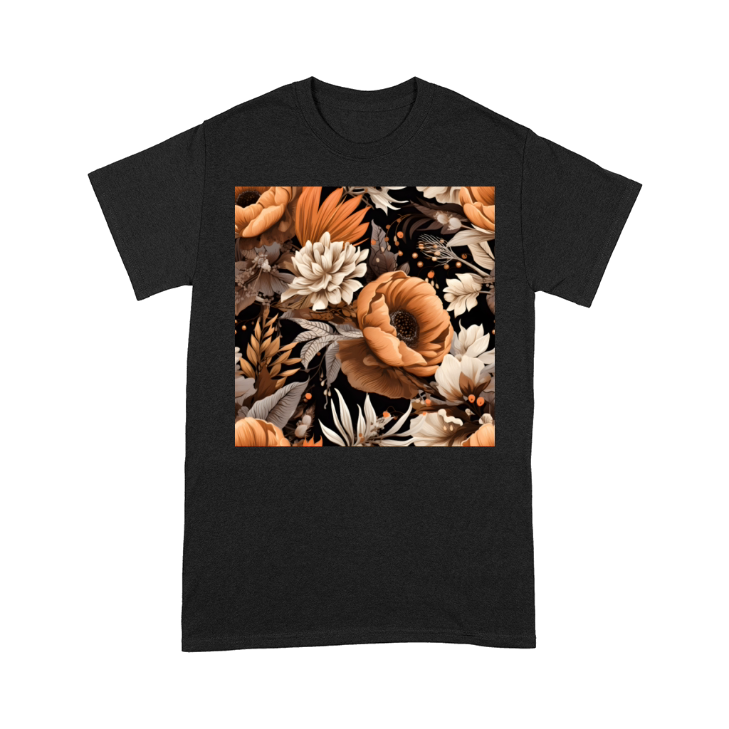 vintage flower floral pattern digital artwork Comfort T-shirt