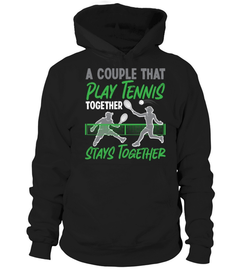 Funny Tennis Player Racket Couple Hoodie Unisex
