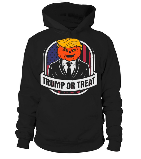 Trump or TreatHalloween Trumpkin Hoodie Unisex