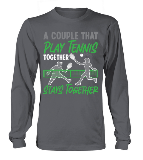Funny Tennis Player Racket Couple Long sleeved Unisex