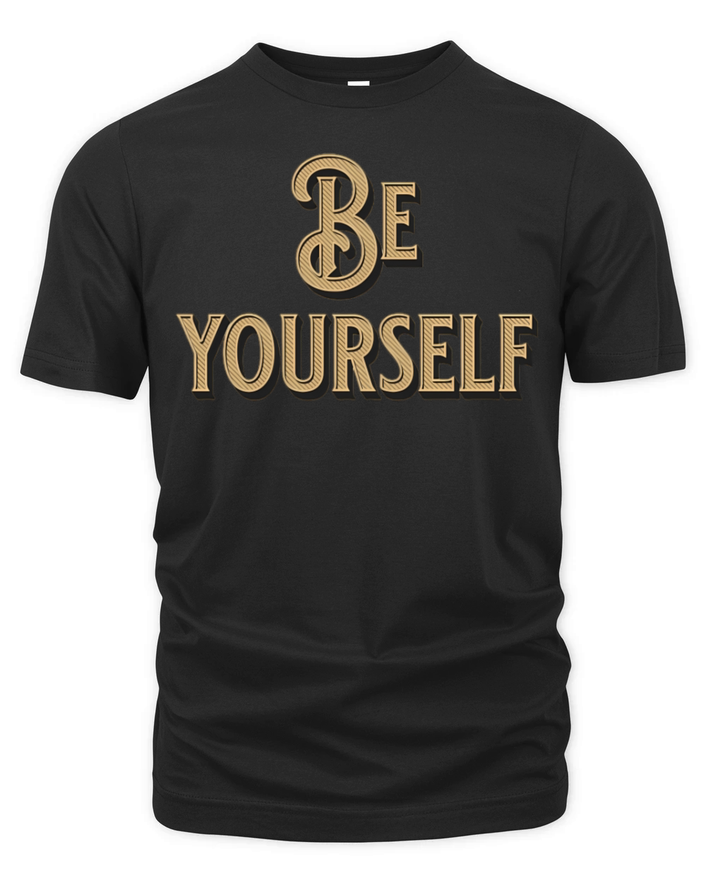 Be Yourself - Empowering Minimalist Organic Unisex T-shirt