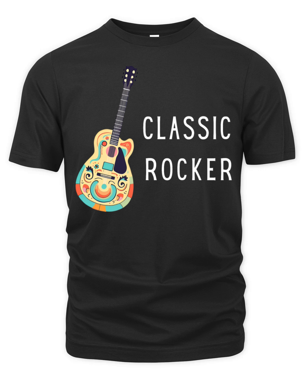 Classic Rocker - Guitar Organic Unisex T-shirt
