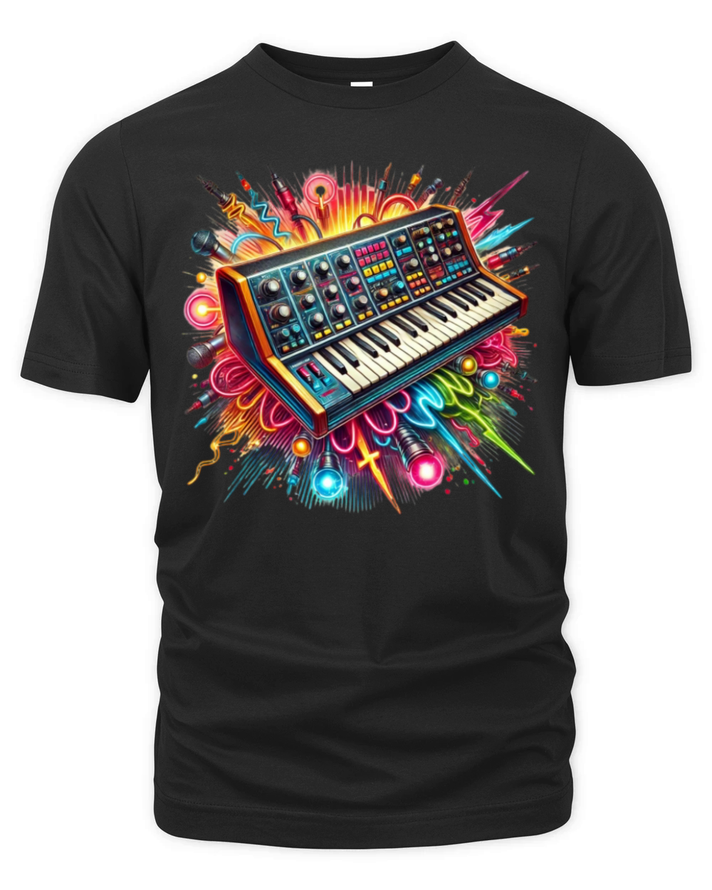 Electric Energy - Vintage Music T-shirt Organic Unisex T-shirt