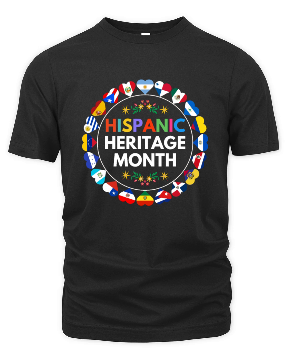 Hispanic heritage month all countries celebration Organic Unisex T-shirt