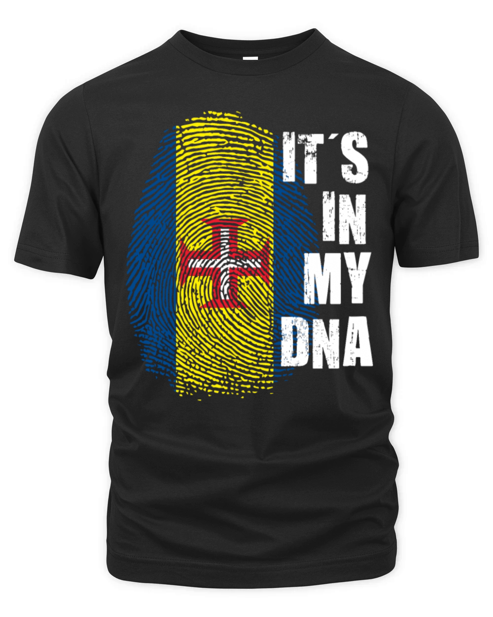 Its my DNA Madeira Flag Portugal Portuguese Roots Organic Unisex T-shirt
