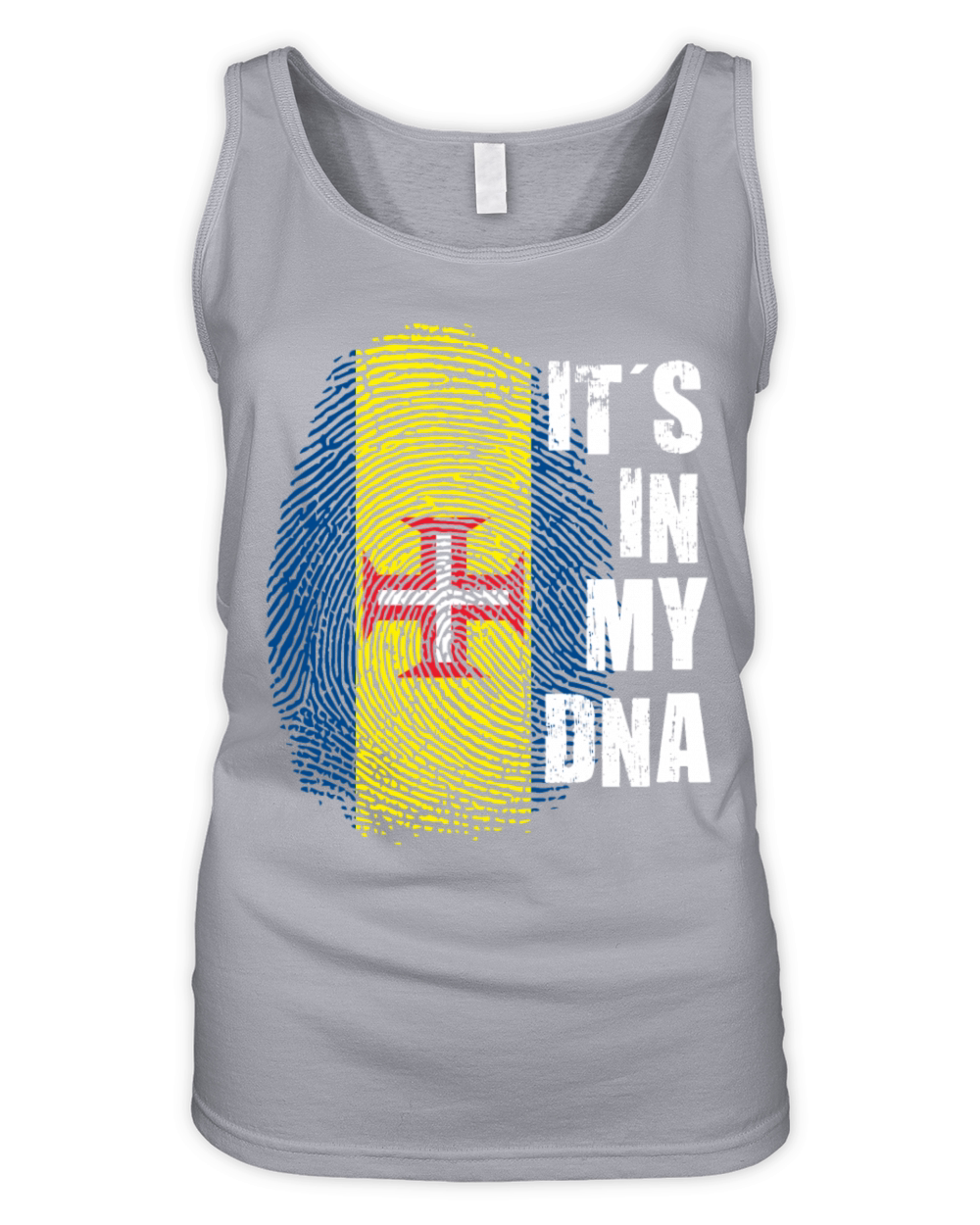 Its my DNA Madeira Flag Portugal Portuguese Roots Organic Women's Tank Top