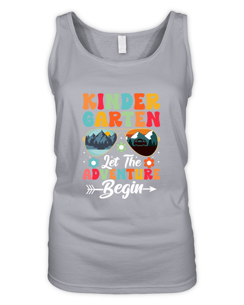 Kindergarten Let The Adventure Begin Organic Women's Tank Top
