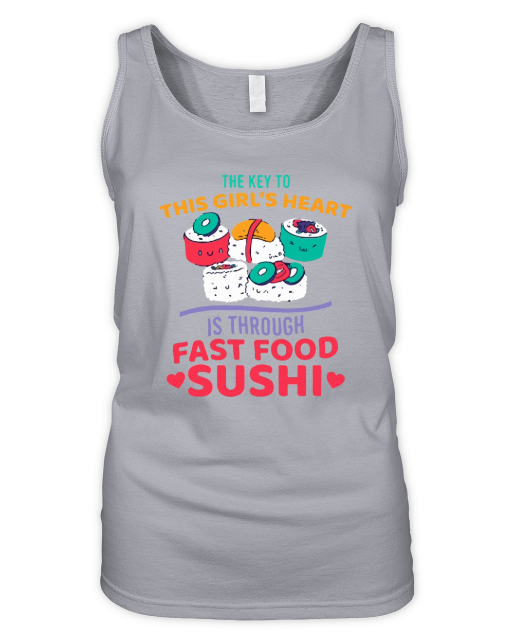 sushi food Organic Women's Tank Top