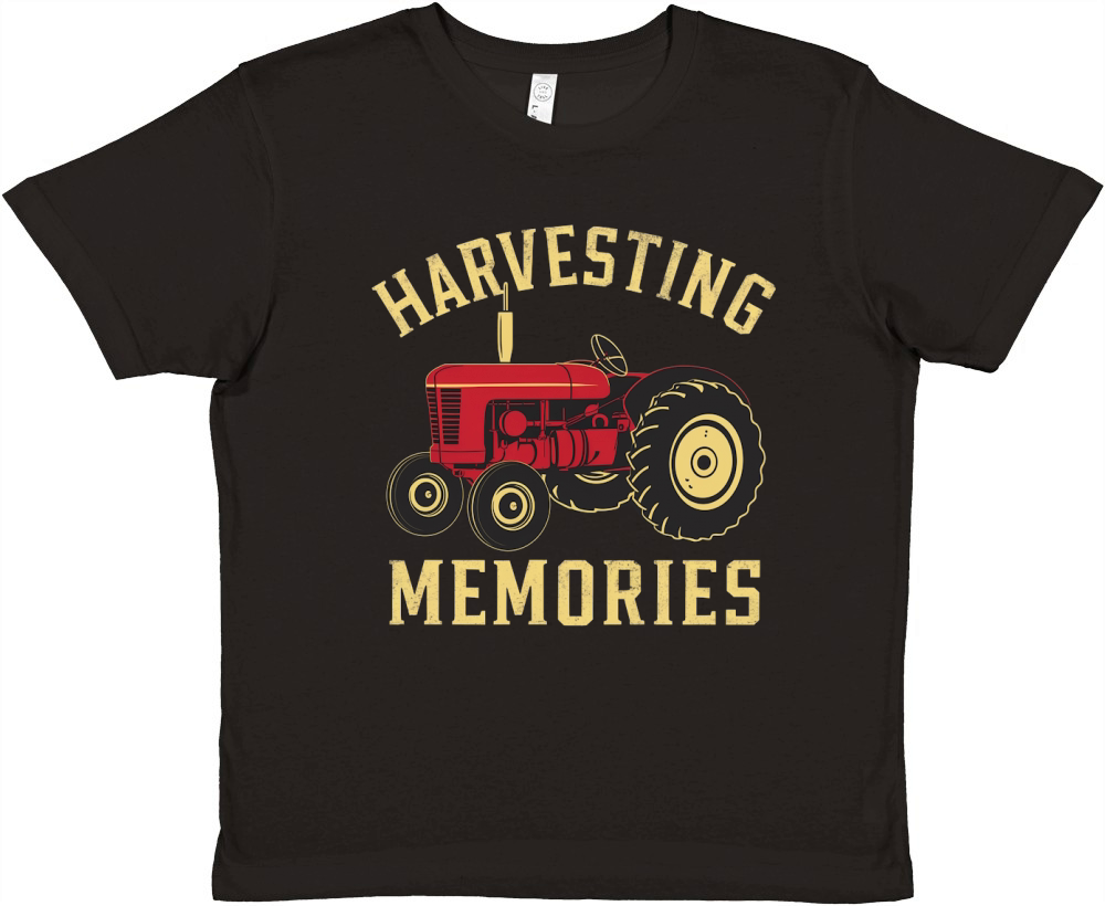 Harvesting Memories Premium Kids Crewneck T-shirt