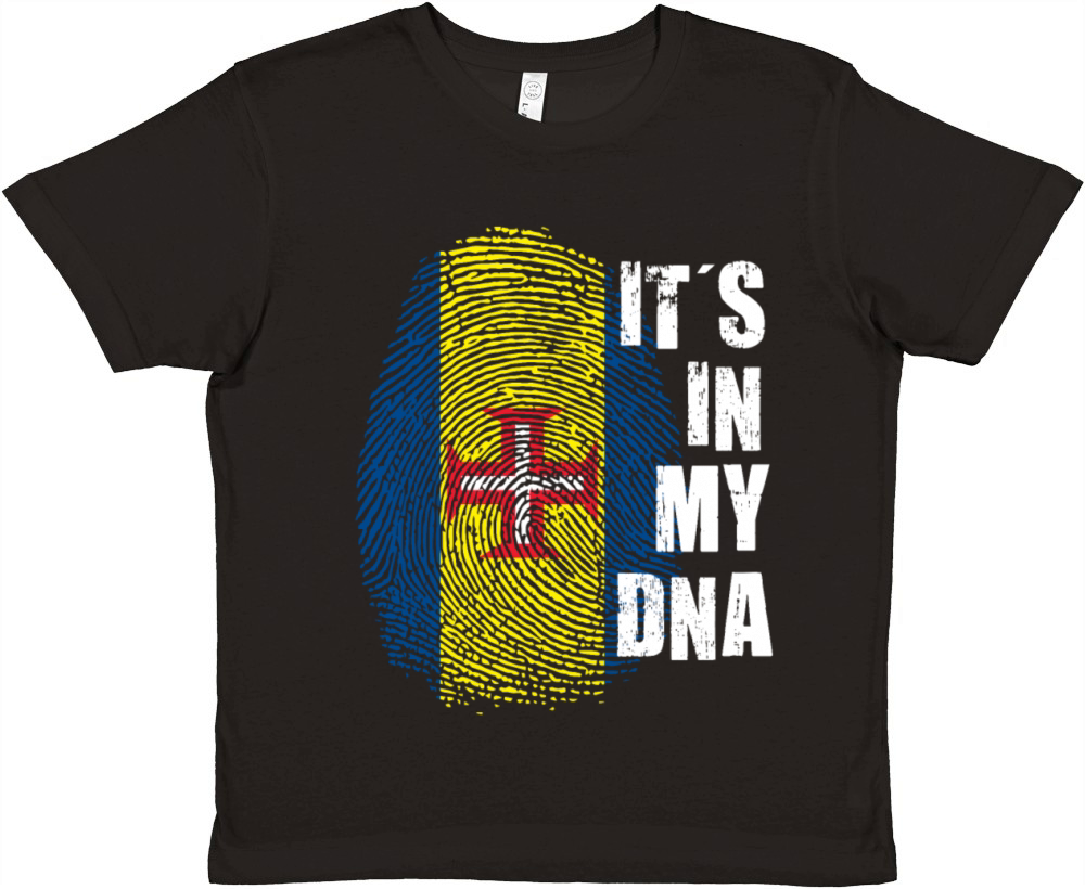Its my DNA Madeira Flag Portugal Portuguese Roots Premium Kids Crewneck T-shirt