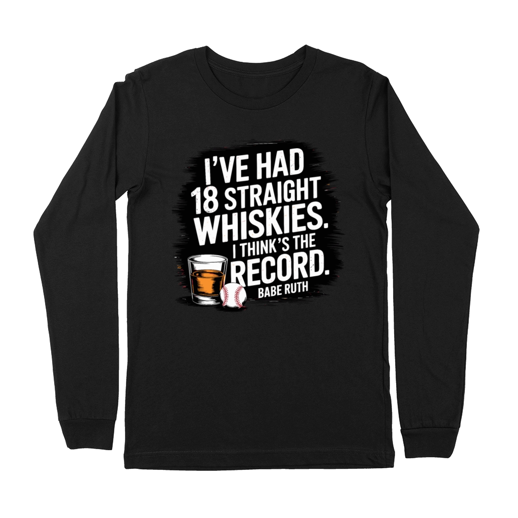 Baseball Babe Ruth Saying Sports Quote Premium Long Sleeve