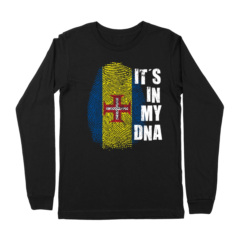 Its my DNA Madeira Flag Portugal Portuguese Roots Premium Long Sleeve
