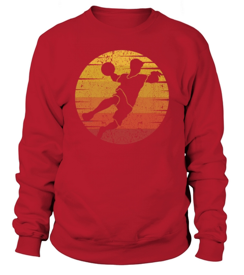 Retro Team Game Prisonball Player Dodgeball Sweatshirt Unisex