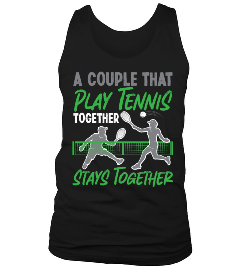 Funny Tennis Player Racket Couple Tank Top Unisex