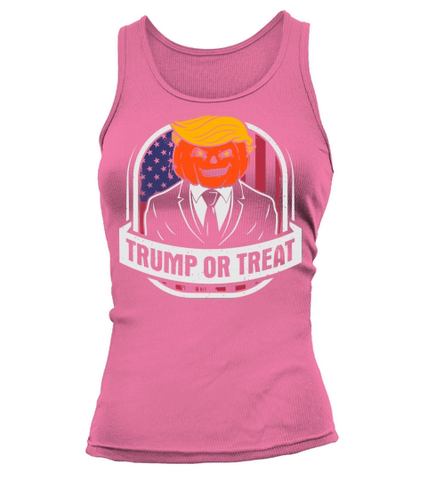Trump or TreatHalloween Trumpkin Tank top Woman