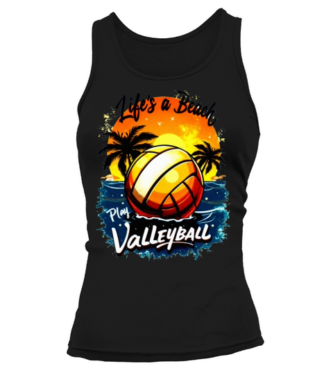 Vintage Volleyball Sunset tee Tank top Woman