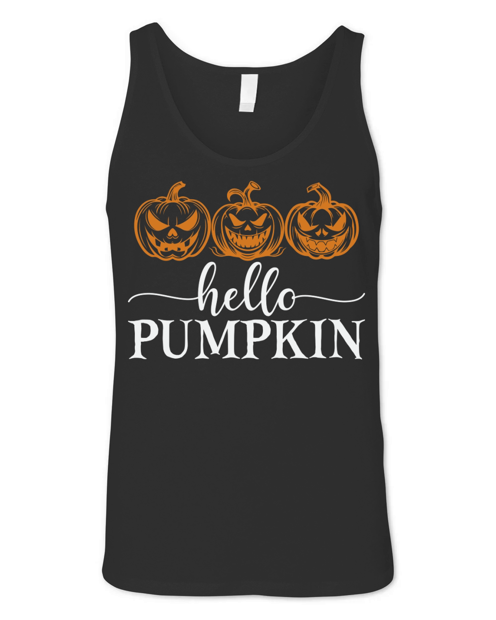 Hello pumpkin Unisex Jersey Tank
