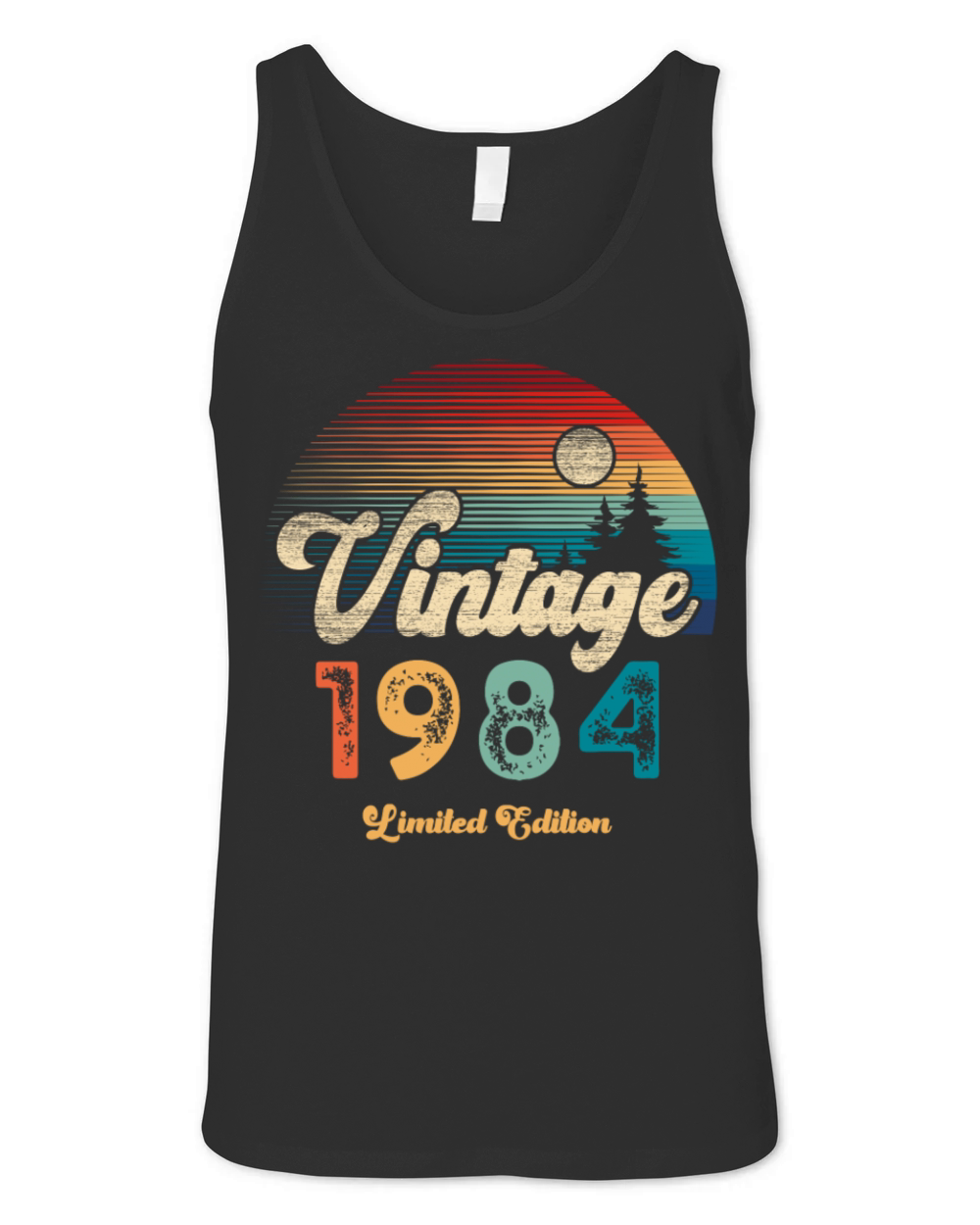 Vintage 1984 Birthday Retro Unisex Jersey Tank