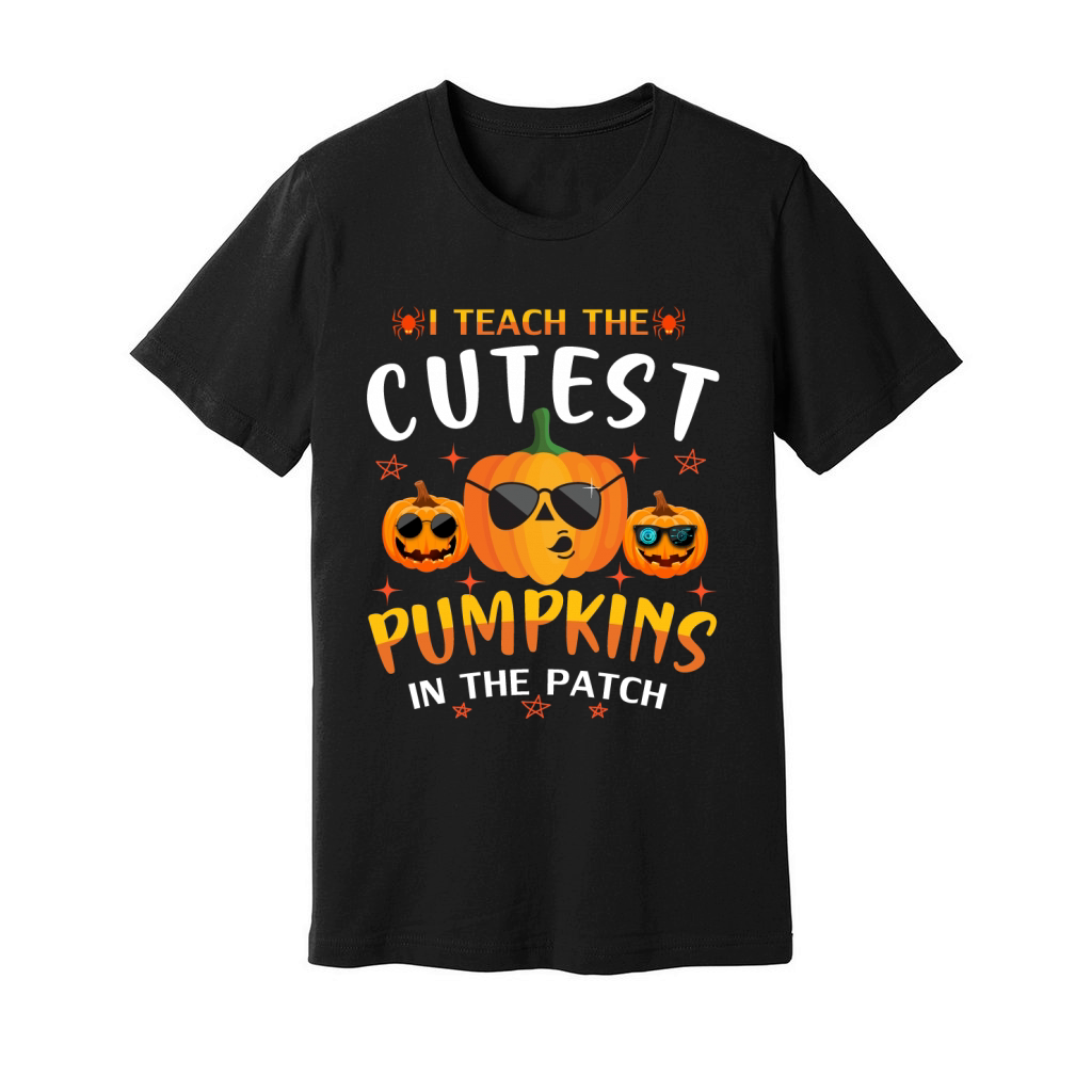 I teach the coolest Pumpkins In The Patch Unisex Jersey Tee