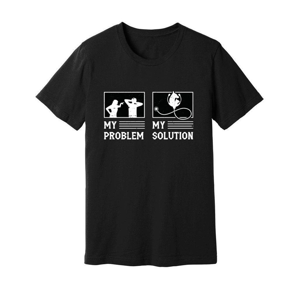 Veterinary Medicine My Problem My Pictogram Dad Unisex Jersey Tee