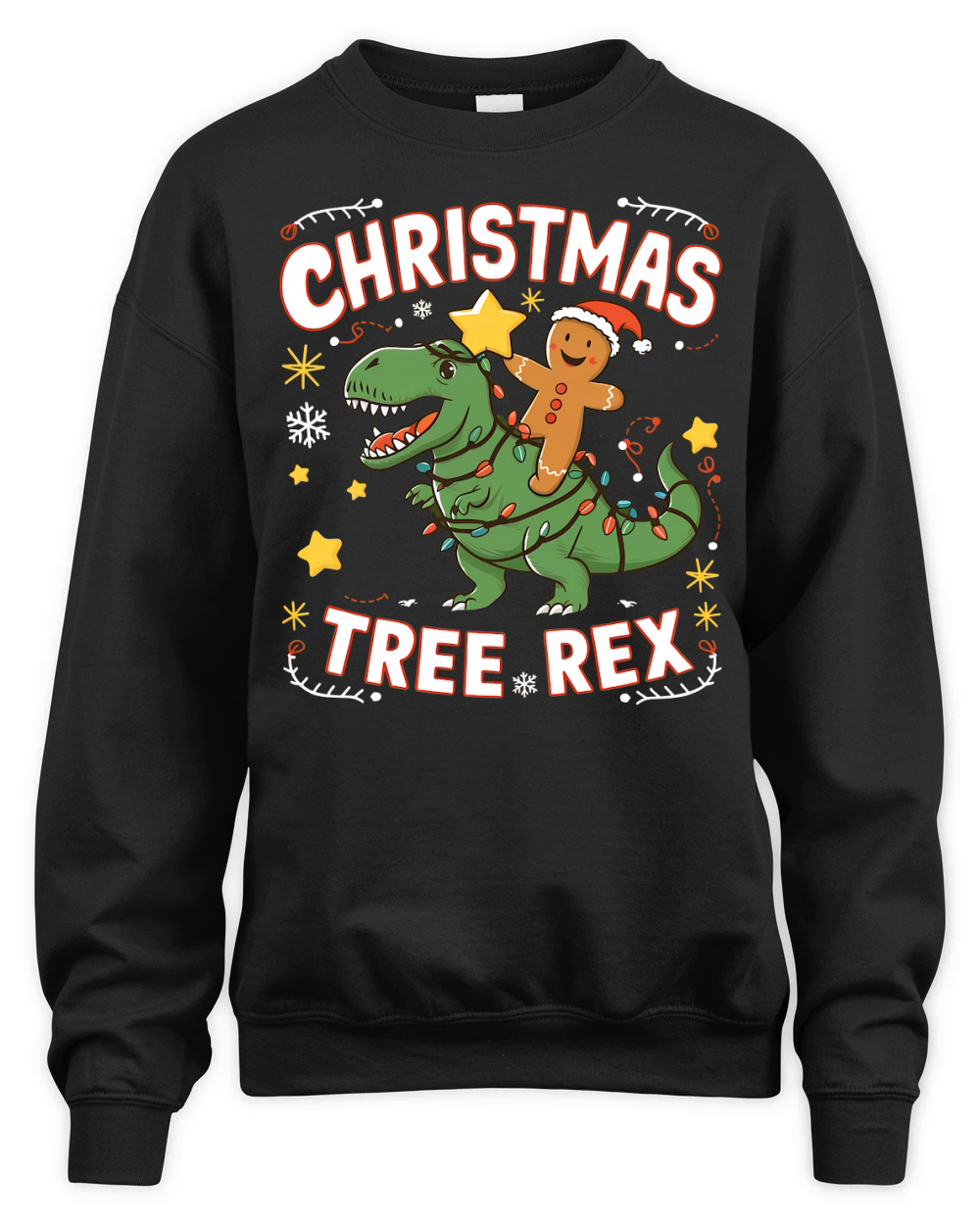Christmas Tree Rex Unisex Premium Crewneck Sweatshirt
