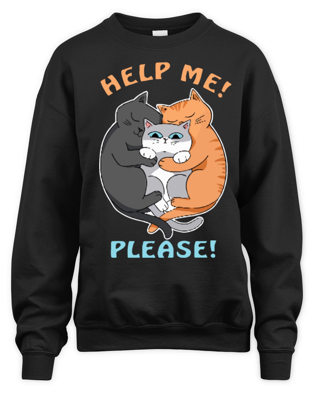 help me please Unisex Premium Crewneck Sweatshirt