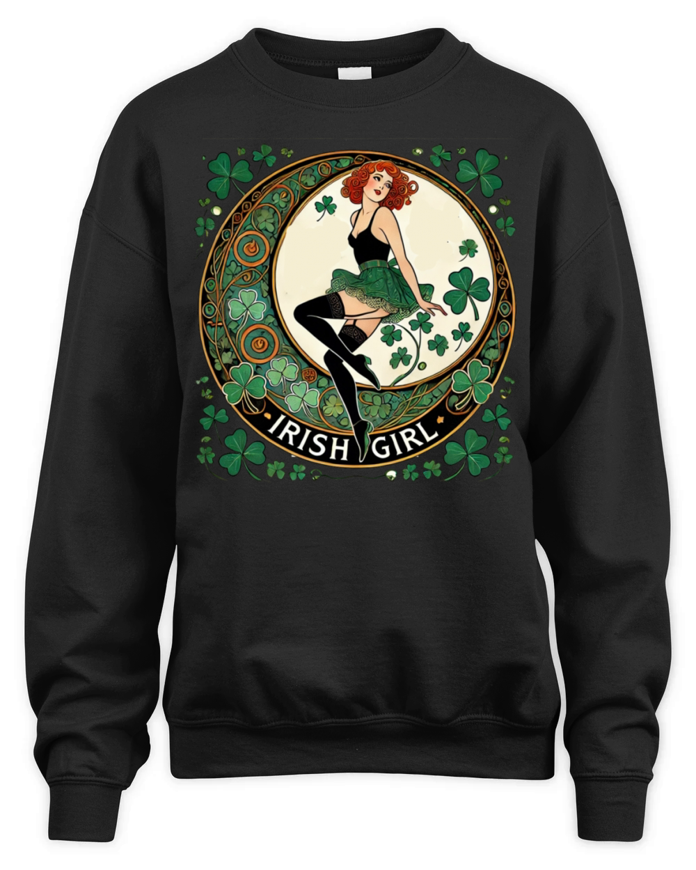 Irish Girl Unisex Premium Crewneck Sweatshirt