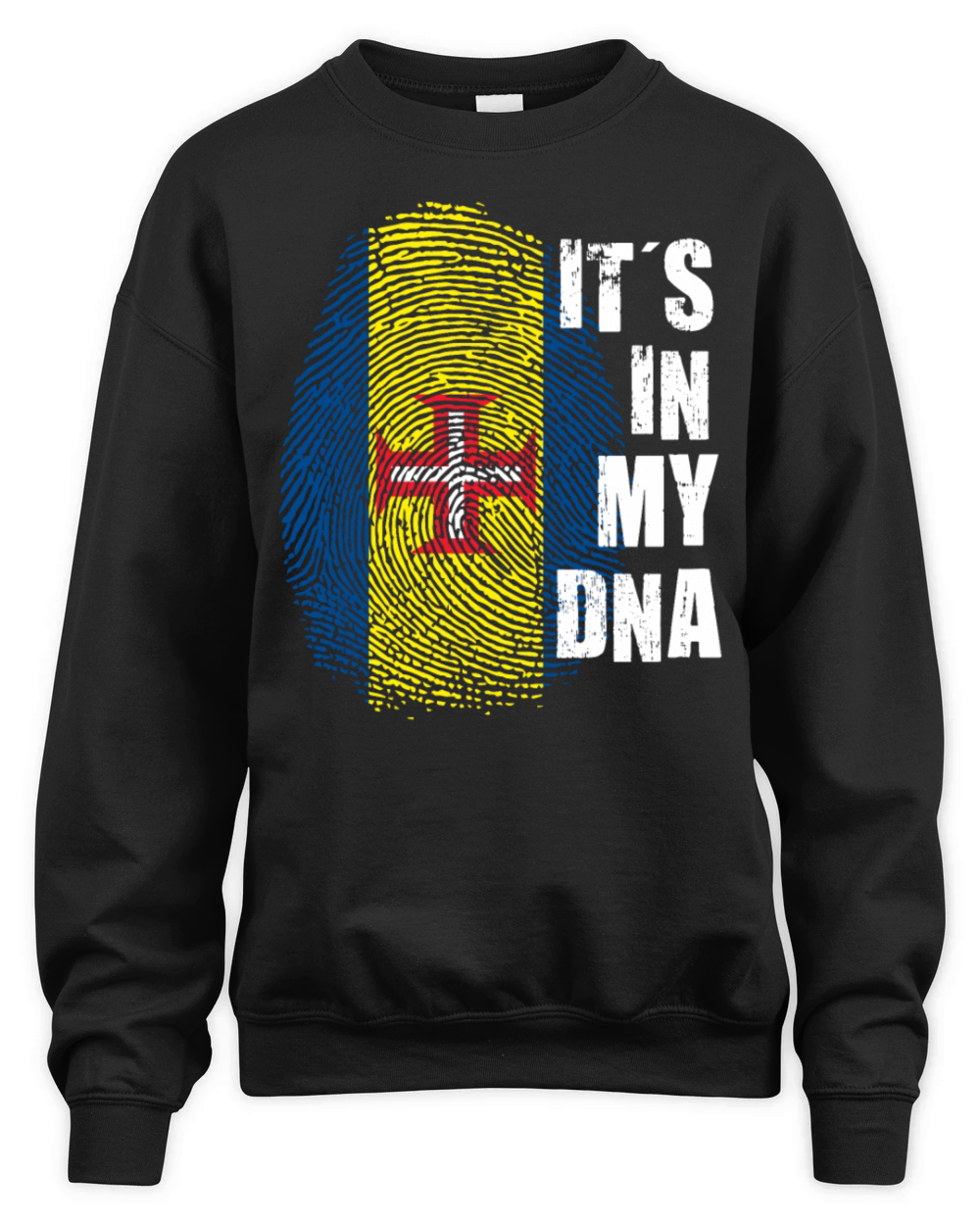 Its my DNA Madeira Flag Portugal Portuguese Roots Unisex Premium Crewneck Sweatshirt