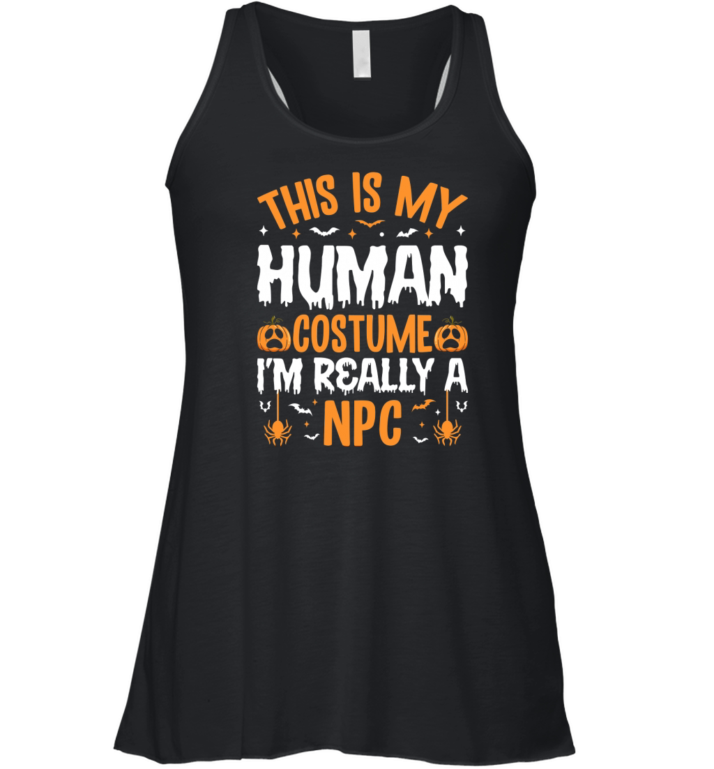 359. this is my human costume i m really a npc Women's Flowy Tank Top