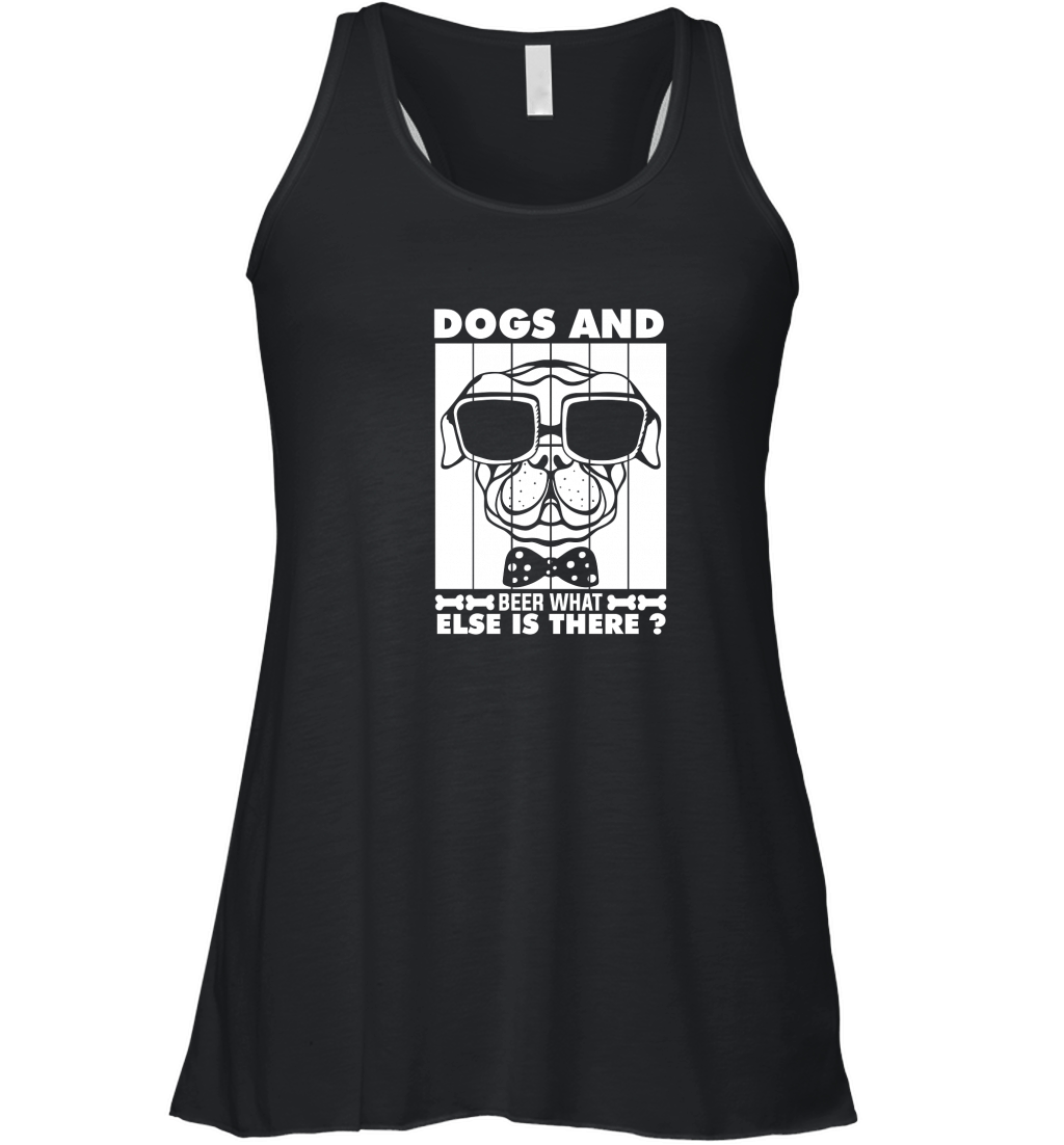 Dogs and beer what else is there 03 Women's Flowy Tank Top