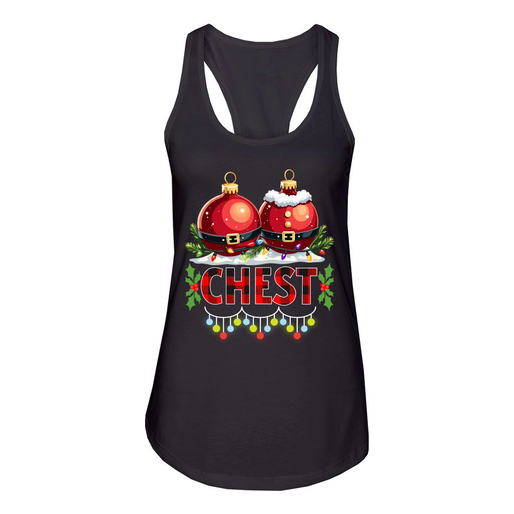 CHEST Christmas Women's Racerback Tank