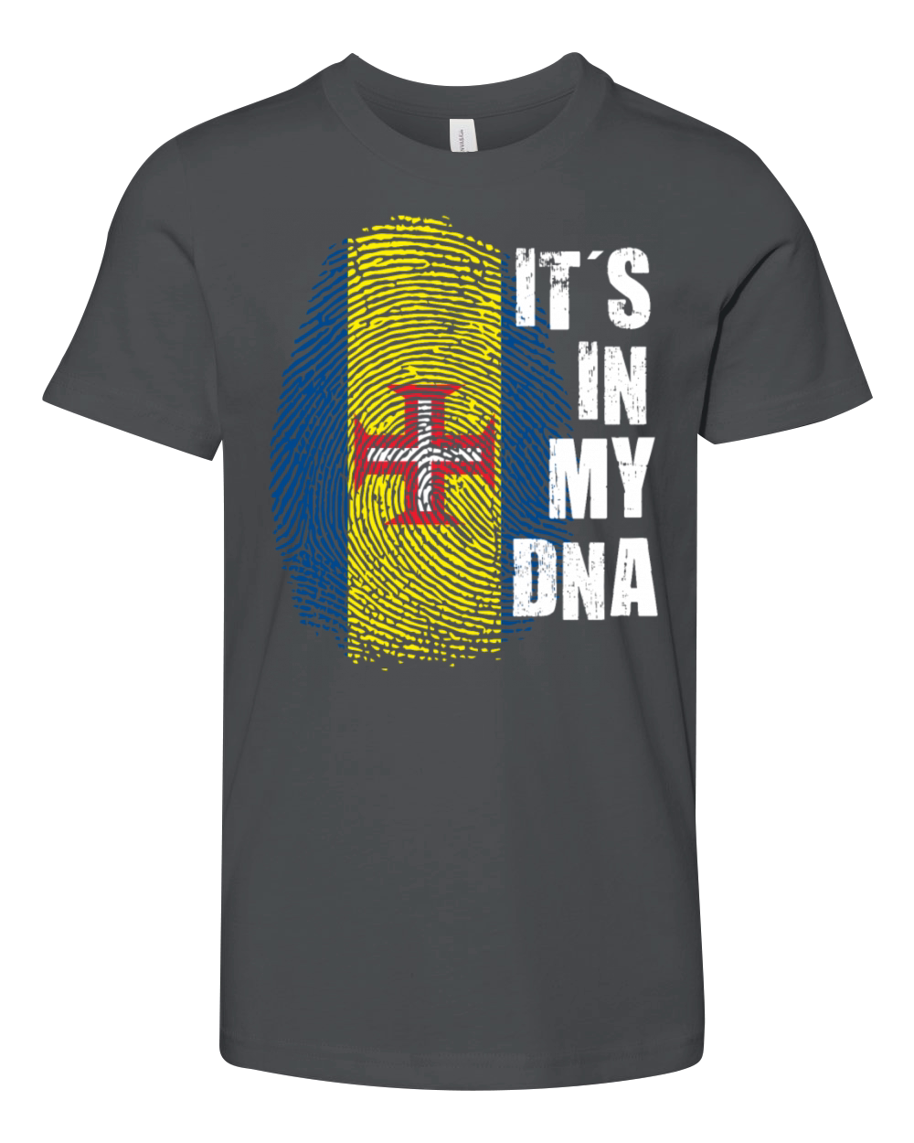 Its my DNA Madeira Flag Portugal Portuguese Roots Youth Unisex Jersey Tee