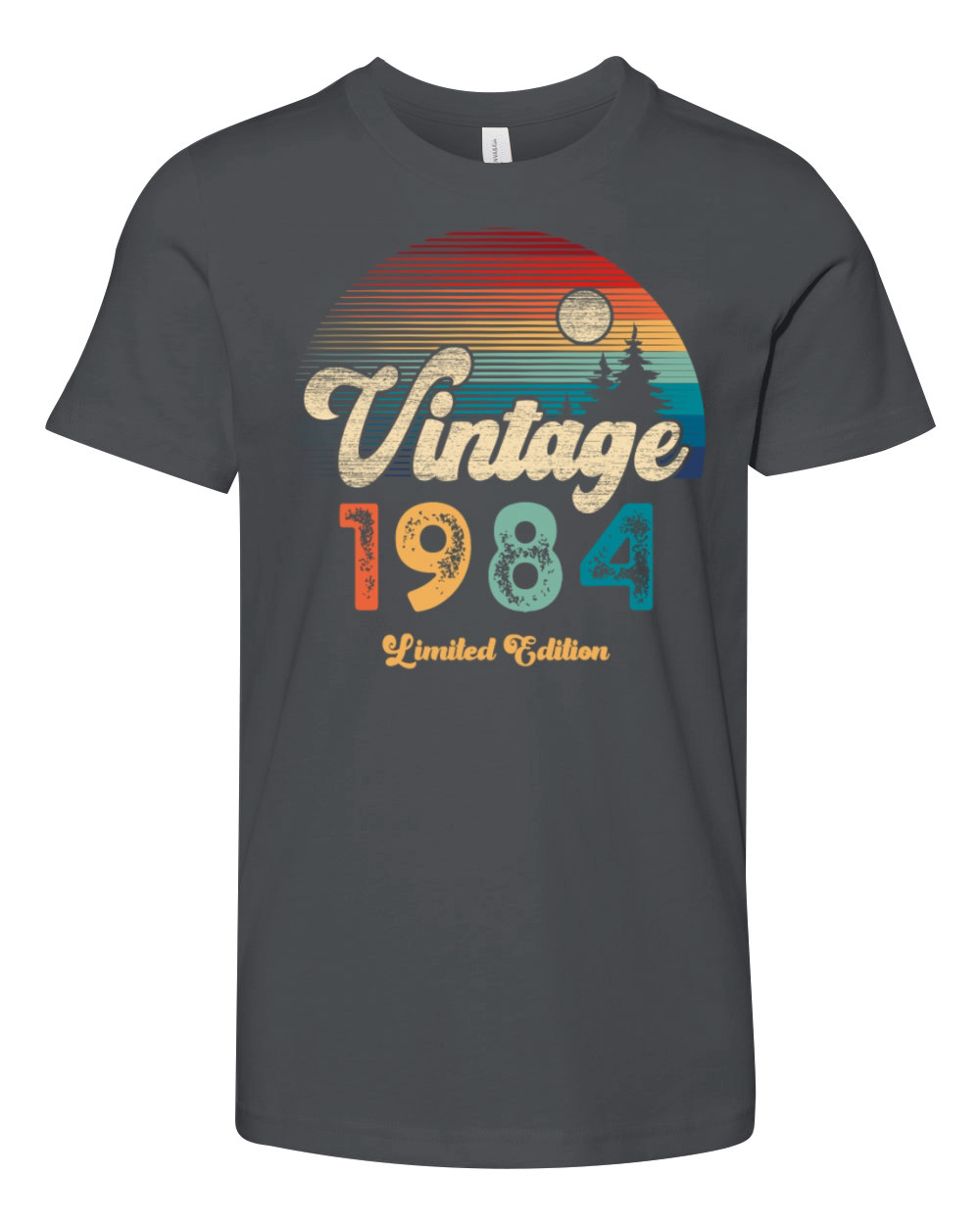 Vintage 1984 Birthday Retro Youth Unisex Jersey Tee