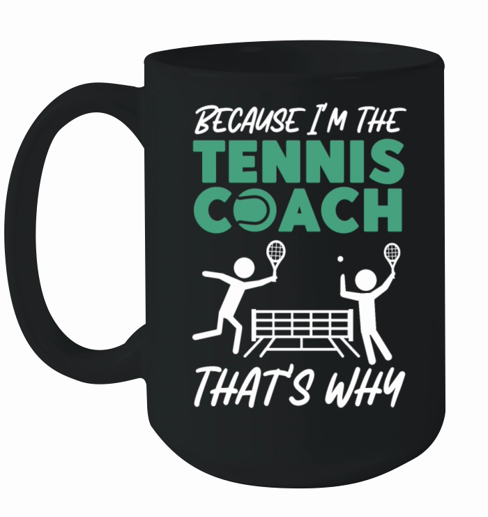 Funny Tennis Player Racket Pun See Ceramic Mug